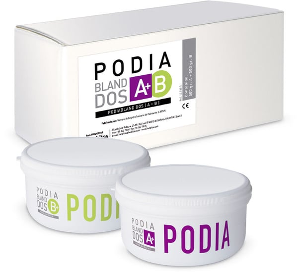 Podia Soft-Silikon-Kit, mittelweiche Dichte, Härte A 20 (Packung mit 2 x 200 g)